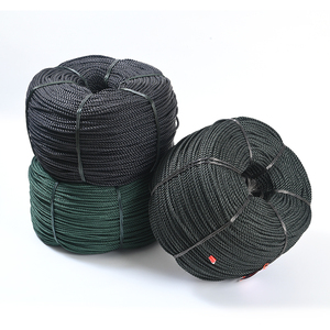 Индивидуальный прочный трехпрядный цветной крученый страховочный трос из полиэтилена, высокопрочный, 16 мм, сертифицированный ISO9001, для упаковки и использования - Product Image 3