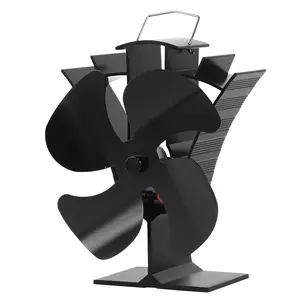 VODA ahşap yakma isı sobası Fan isı Powered soba üst Fan taşınabilir ısı enerjili odun pelet şömine parçaları