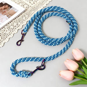 Nuevo Juego de Correa para Perro de Lujo Reforzada 2026, <span class=keywords><strong>Collar</strong></span> para Mascotas Tejido a Mano, Apto para el Entrenamiento de Perros Pequeños, Medianos y Grandes - Product Image 5