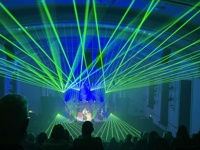 20W Outdoor Vollfarbige Bühnenbeleuchtung Professioneller RGBW Wasserdichter Laser-Projektor IP65 DMX512 für Lasershows