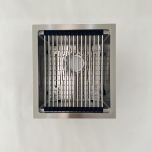 Lavello moderno in acciaio inox lavelli fatti a mano con griglia e scarico e tagliere lavello da cucina fatto a mano - Product Image 3