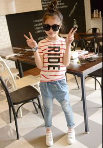 Vêtements pour enfants en gros, tissu 100% coton, nouveaux modèles de t-shirts pour filles - Product Image 4