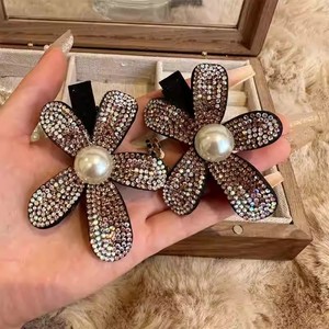 Light luxury rhinestone temperament side cli bangs <b>clip</b> high-value photo atmosphere hair <b>clip</b> hair <b>clip</b> hair <b>clip</b> - Product Image 2