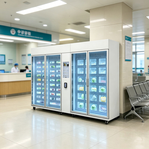 ตู้จำหน่ายสินค้าอัตโนมัติขนาดใหญ่สำหรับผลไม้และผัก 62 ช่อง หน้าจอสัมผัส 21.5 นิ้ว พร้อมระบบรับชำระเงินด้วยธนบัตร เหรียญ และบัตร - Product Image 1
