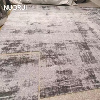 Dalles de moquette et planches de moquette en nylon imprimé de qualité supérieure, design abstrait moderne pour musées d'art et villas d'hôtels de luxe