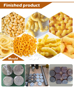 Extrudeuse de casse-croûte multifonctionnelle commerciale extrudeuse de casse-croûte de bouffée de maïs faisant la machine - Product Image 4