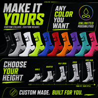 Chaussettes de sport mi-mollet personnalisées avec logo OEM, respirantes, pour l'entraînement au basketball, chaussettes athlétiques pour hommes