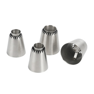 304 Stainless Steel Romia Piping <b>Tool</b>, <b>Cookie</b> and Butter Tips, One-Piece Baking <b>Tool</b>, Cake Decorating and Shaping - Product Image 5