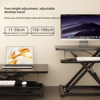 Bureau pliant réglable en hauteur, moderne et minimaliste, pour ordinateur, table haute de bureau, petite table, fabriqué en Chine, modèle DNZJ-S