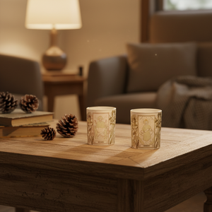 C & Hタロットテーマガラスキャンドルジャー | 恋人 & テンパランスオカルト船、精神的な雰囲気のための神秘的なアロマセラピー装飾 - Product Image 2