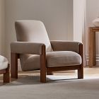 Table basse et canapé en bois massif en forme de noyer, style moderne du milieu du siècle, meubles minimalistes pour salon, pour hôtel et appartement
