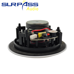 C525F Coaxial sin marco en altavoces de techo para sistema PA estéreo doméstico 25W altavoz de carga de graves columna auditiva - Product Image 4