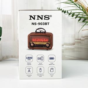 ELETREE YENİ Alev Işıklı Solar Radyo NS-903BT Taşınabilir Usb Tf Mp3 Müzik Çalar <span class=keywords><strong>Fm</strong></span> Am Sw Radyo BT Hoparlörlü - Product Image 6