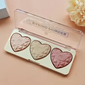 Bột Trang Điểm Chuyên Nghiệp OEM Highlighter Palette Tùy Chỉnh Biểu Tượng Của Bạn Màu Sắc Lung Linh Ánh Sáng Lung Linh