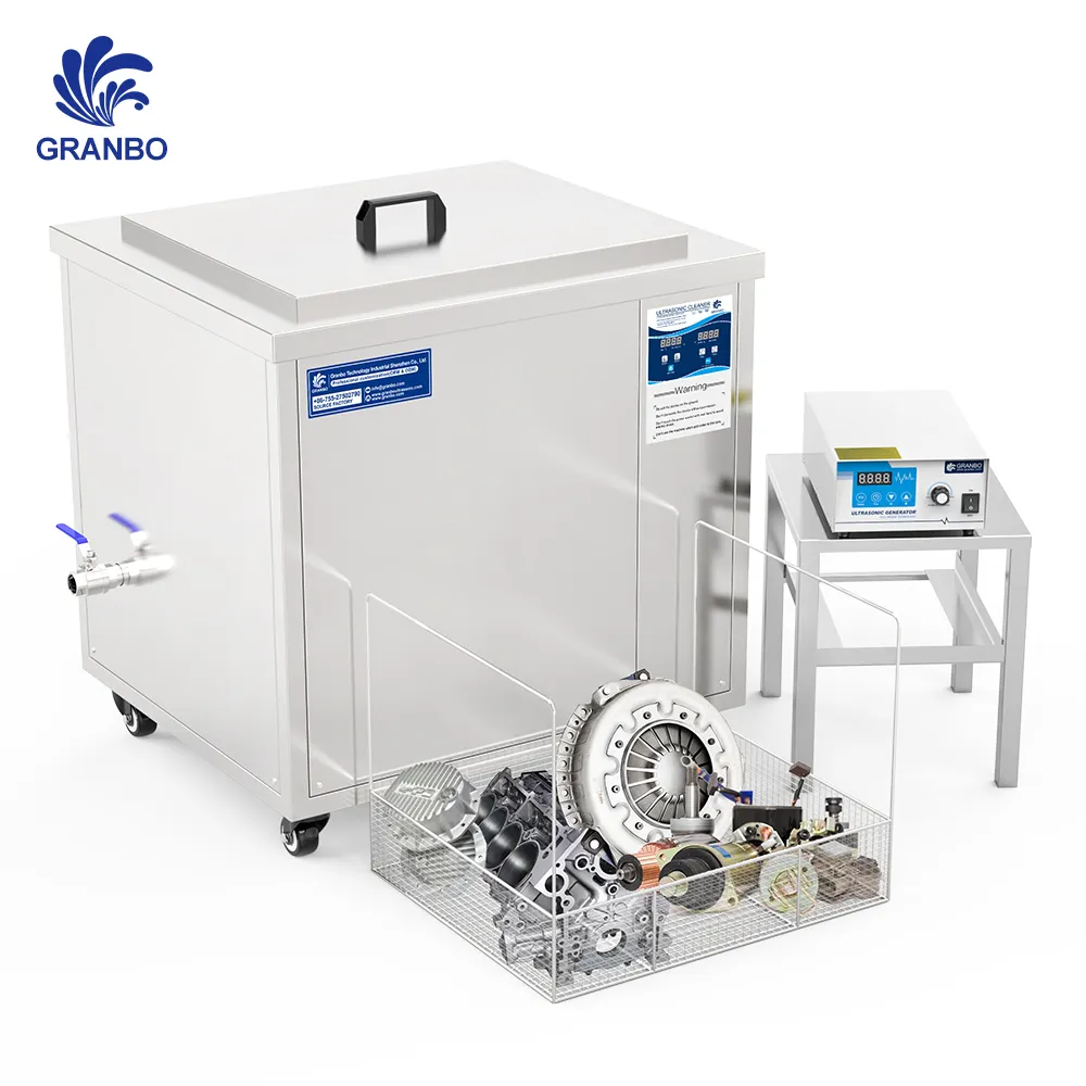 OEM Industrial Ultrasonic Cleaning Machine 135L 1800W 28/40KHZ Automotive Parts Cylinder DPF Cleaning Solution Supplier