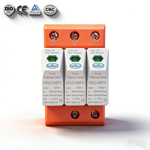 <span class=keywords><strong>Protector</strong></span> Contra Sobretensiones CC para Paneles Solares Fotovoltaicos 1p-4p 40KA 3.5kV T2 SPD HANDELE HDU2-II40PV Certificado CE PayPal T.T Western Union - Product Image 1