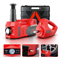 Kit d'outils de réparation d'urgence routière pour voiture, comprenant un cric hydraulique électrique 3-en-1 12V, un gonfleur d'air et une clé à chocs, vente en gros OEM