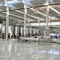 Pompa Wadah Tekan Stainless Steel 2000L 5000L Mesin Pembuatan Bir Sistem Pabrik Bir Peralatan Bir untuk Pabrik Bir