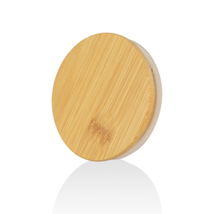 Tanque de almacenamiento de vidrio con tapa de bambú lata de té redonda botella de almacenamiento de vidrio tarro de vidrio de gran capacidad con tapa de Bambú - Product Image 4