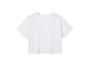 All'ingrosso Oversize 100% <span class=keywords><strong>cotone</strong></span> 200G da <span class=keywords><strong>donna</strong></span> personalizzabile in bianco Top casual <span class=keywords><strong>t</strong></span>-<span class=keywords><strong>shirt</strong></span> corta di base per la ragazza - Product Image 4