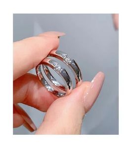 PT950 Wedding Band Sets for <b>Couples</b>, Matching His & Hers <b>Rings</b>, Natural Diamond Inlaid, Certified with Free Engraving - Product Image 1