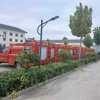 Nouveau camion de pompiers tout-terrain diesel de secours avec une hauteur de travail de 35 m