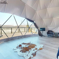 Dôme géodésique en polycarbonate de haute qualité, résistant à l'hiver, pour glamping, 6m, 8m, 20m, tente agricole, gazebo transparent