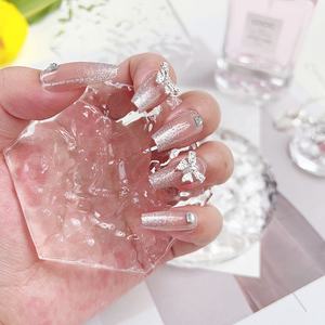 Tablero acrílico de ondulación de agua transparente para fondos de adorno de fotografía de joyería cosmética - Product Image 4