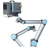 Brazo Robótico Colaborativo UR3 UR5 con Carga Útil de 20 kg, Cobot Compacto de Sobremesa para Atornillar y Pulir con Sensor de Fuerza