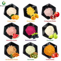 Voedingsmiddelkwaliteit natuurlijk biologisch gevriesdroogd mangofruitpoeder, wateroplosbaar gevriesdroogd bayberry fruitpoeder, gemengd fruitpoeder