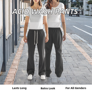 ชุดใส่ได้ทั้งชายและหญิง360gsm วินเทจโอเวอร์ไซส์กางเกงวิ่งขาตรงระบายอากาศเป็นมิตรกับสิ่งแวดล้อมกำหนดได้เองกระเป๋า100% ผ้าฝ้ายกลาง - Product Image 3