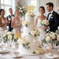 Geburtstagstorten-Dekoration aus Kunststoff für Party-Feiern, Cupcakes, Desserts, Bäckereien, Großhandelslieferant