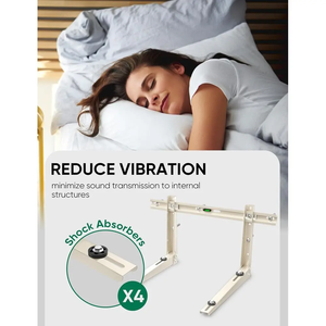 ขายึดติดผนังสำหรับเครื่องปรับอากาศแบบมินิสปลิต SSR SSR-1 รุ่น 18000-24000  ตัวปรับระดับ Unil DuctlAC สำหรับระบบปั๊มความร้อนภายนอกอาคาร - Product Image 6