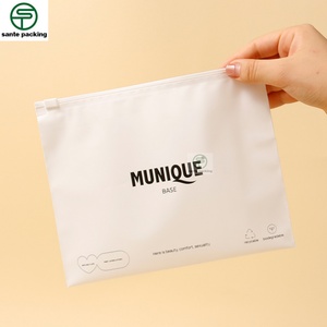 Sacs d'emballage personnalisés pour vêtements, sous-vêtements, sacs en plastique auto-scellants, sacs pour vêtements structurés, sacs à fermeture éclair CPE, les plus vendus - Product Image 5