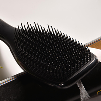 Cepillo Desenredante para Cabello con Mango de Plástico ABS y Logotipo Personalizado, Antiestático, de Alta Calidad, para Masaje Capilar