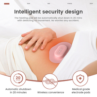 Appareil de massage chauffant sans fil DOMAS, électrodes thérapeutiques, soulagement de la douleur corporelle, unité TENS, 6 modes, 3 vitesses, utilisation corporelle