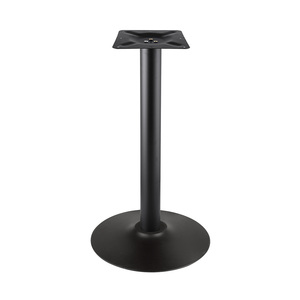 Base de Mesa Moderna de Metal Negro, Juego de 5 Piezas, Diseño Minimalista Duradero, Acabado en Cuero PU y Mármol para Muebles de Comedor de Apartamento - Product Image 4