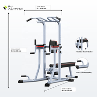 PINJIAN Barre de traction horizontale pour la maison, équipement de fitness intérieur multifonctionnel, barres parallèles de traction sportive