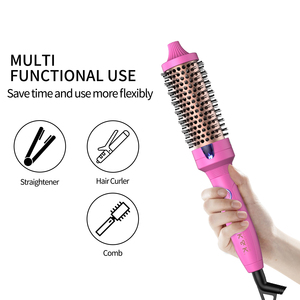 Plancha de Pelo de Aire Caliente de un Solo Paso con Pantalla LED, Placas Eléctricas de Turmalina y MCH para Peinar, Ideal para Uso Doméstico o en Autocaravanas - Product Image 5