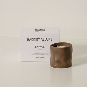 Venta al por mayor nuevo diseño cera de soja personalizado minimalista vela de cerámica tarro creatividad vela de cerámica avanzada para Caf - Product Image 6