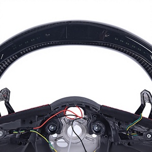 Volant en Fiber de carbone pour <span class=keywords><strong>Audi</strong></span> <span class=keywords><strong>RS4</strong></span> A4 8J B6 4F S8 D4 S4 B8.5 RS3 8V A6 C6 4F TT <span class=keywords><strong>MK1</strong></span> - Product Image 2