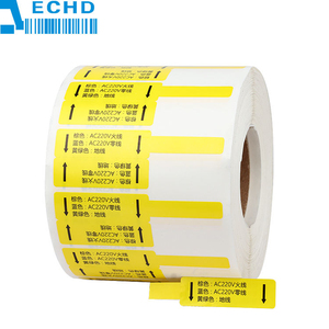 Étiquettes de câbles résistantes à l'eau, à la chaleur et aux rayures, en matériau synthétique PP, étiquettes de câbles en papier - Product Image 4