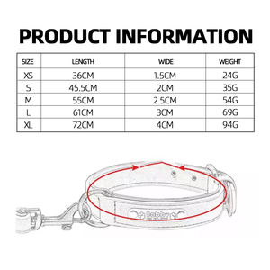 Großhandel Custom Tag verstellbare Hund PU Leder halsband - Product Image 3