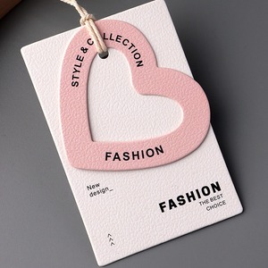 May dập nổi logo giấy treo tag tùy chỉnh cho quần áo tóc Món quà trang sức - Product Image 4