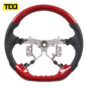 Volante de Fibra de Carbono Real TDD Compatible con Toyota Hilux Invincible Camry Aurion 2010 2014 - Product Image 3