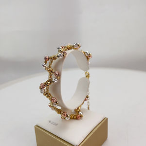 Conjuntos de Joyería de Oro de Dubái, Collar Africano para Novia, Pendientes, Anillo, Pulsera, Conjunto de Joyería de Boda para Mujer de Arabia Saudita, FHK21372 - Product Image 5