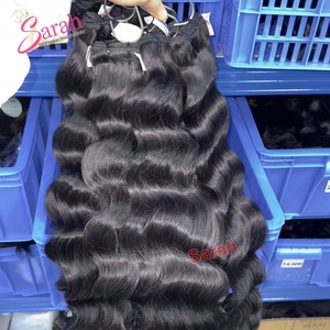 Capelli Grezzi Cambogiani, Capelli Indiani Non Trattati, Vendita all'Ingrosso, Donatore Singolo, Capelli Lisci Vietnamiti, Extension di Capelli Grezzi, Fasci di Capelli Birmani - Product Image 2