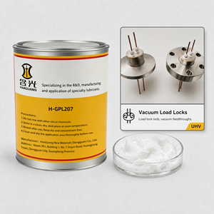 Graisse ultra basse température HANGUANG GPL207 PFPE PTFE 1KG NLGI 2 -70~288 Haute viscosité inerte pour soupape, pompe, agitateur, roulement - Product Image 1