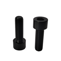 GR5 baut Titanium M8 * 25mm harga pabrik baut soket Hex kepala bulat hitam sekrup amd