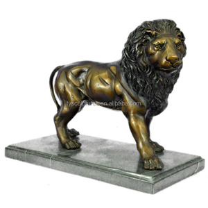 <span class=keywords><strong>Statue</strong></span> di <span class=keywords><strong>leoni</strong></span> in bronzo con scultura animale in metallo a grandezza naturale personalizzata - Product Image 2
